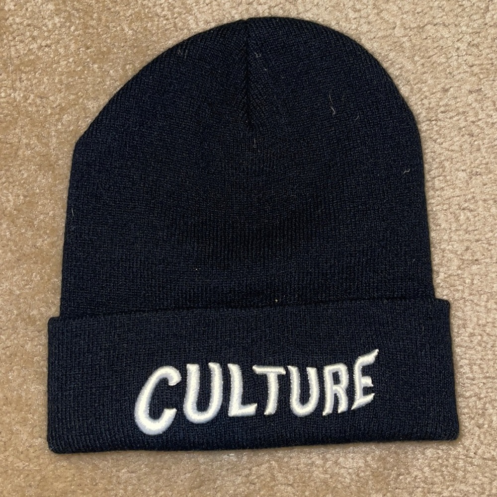 Black “Culture” beanie